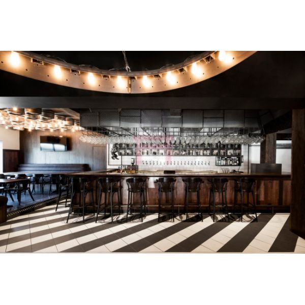 Деревенская винтажная древесина табуреток ресторан бара твердая/металл для кафа/салона/гостиницы