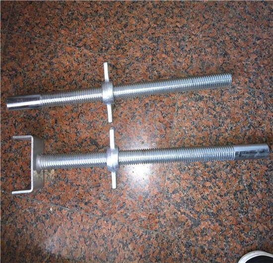 Zinc Plated Construction Formwork Accessories Steel Adjustable Scaffolding Screw Jack Base