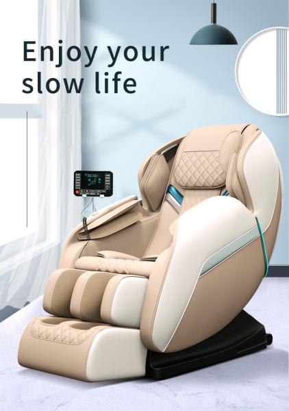 LCD Panel Leather Massage Recliner Full Body Chair 8D Hip EMS Zero Gravity Full Body Electric Shiatsu Massage Chair