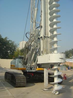 CFA Rotary Drilling rig mounted on Caterpillar Base with pull down winch system