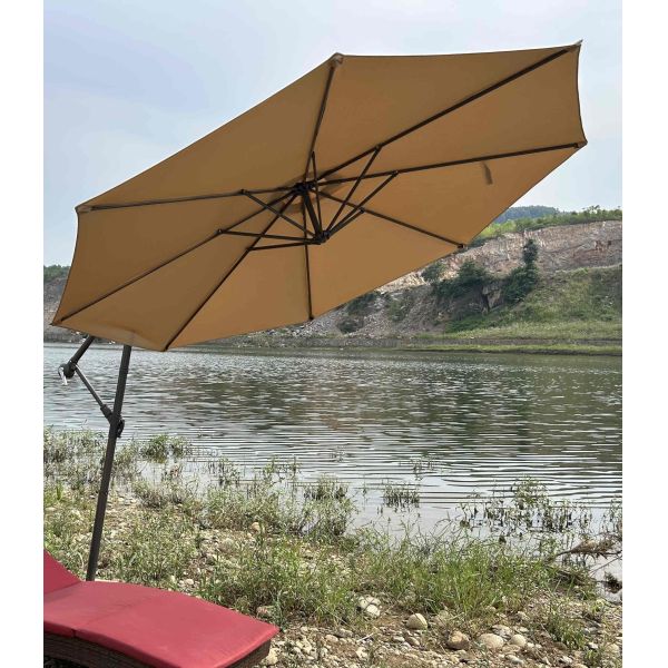 Shade Cantilever Outdoor Garden Parasol Patio Umbrellas Lounge Chair 11 Foot 12 Foot 13 Foot