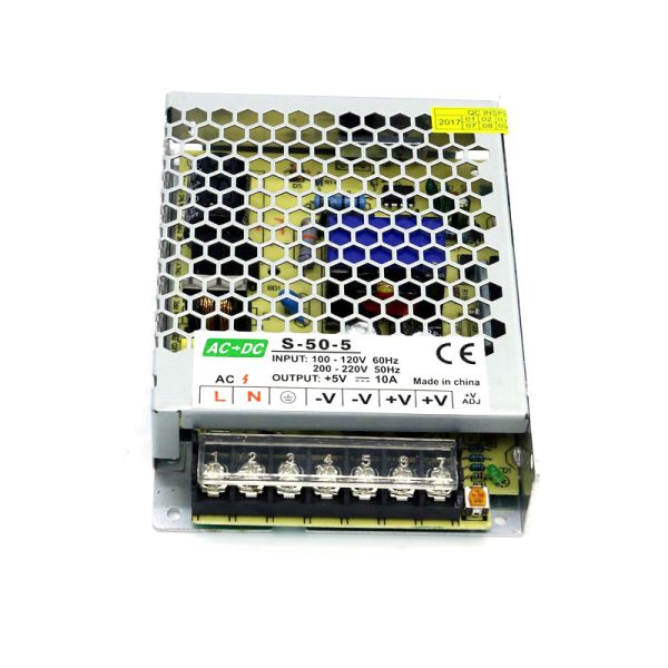 AC 110V 220V к водителю СИД переходника трансформатора электропитания DC 5V 10A 50W отрегулированному универсалией переключая