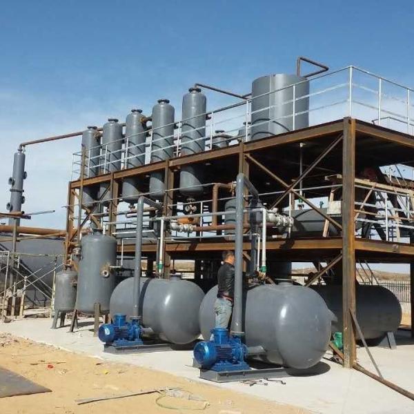 16KW Continuous Tyre Oil to Diesel Refinery Distillation Machine for Diesel Production