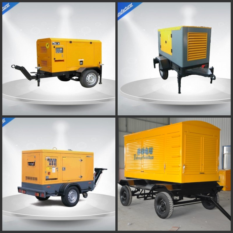 Portable Generator Trailer Mounted