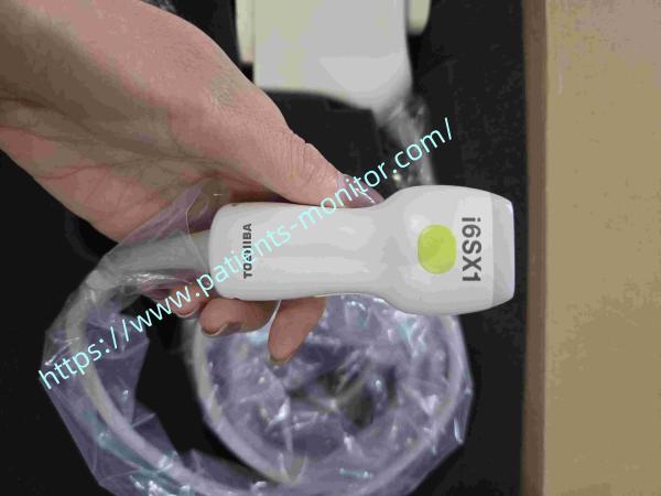 Toshiba PSI-30BX Phased Array Transducer A Used Medical Ultrasound Device With Milky-white Exterior And Real-Time Grating Lobe Suppression