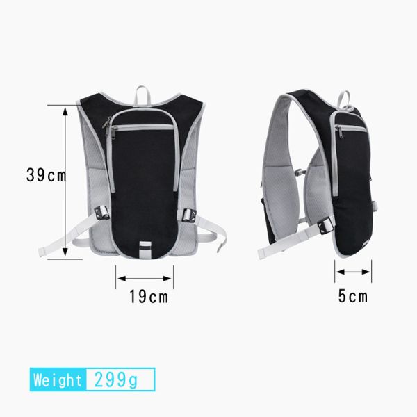 Waterproof Nylon Travel Cycling Bag Backpack Reflective Outdoor Hydration Bicycle
