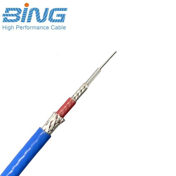 TRX400 Triaxial Cable 50 Ohm Silver Plated Braid Shield for Demanding Industrial Operations
