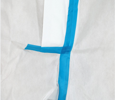 PP Protective Medical Coverall , Disposable Hooded Coverall For Laboratory