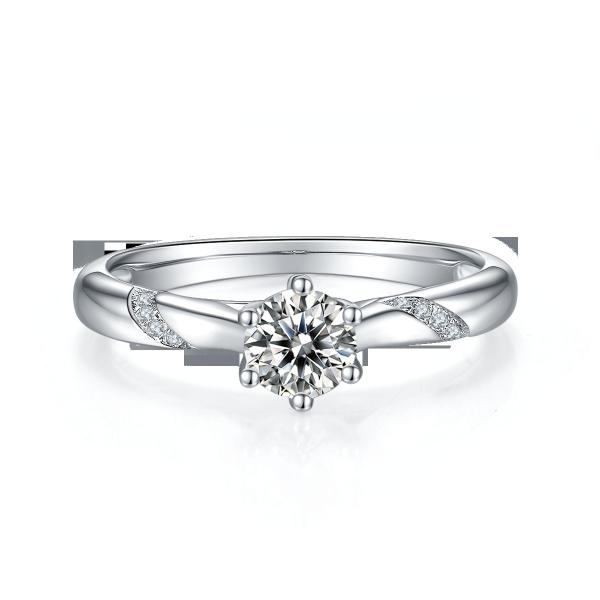 Wholesale Moissanite Jewelry 925 Sterling Silver  Custom Moissanite Ring Engagement