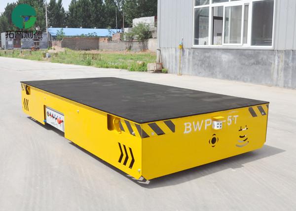 Steel Factory Material Transfer Steerable Industrial Cart 2 Tons