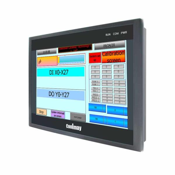 10 Inch Integrated HMI PLC 60K Color Resistive Small PLC With Display