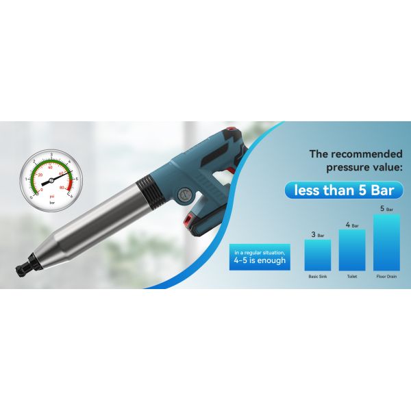 Unblock Sewage in a Flash with Our Electric Air Plunger Stocked and Accepting OEM/ODM