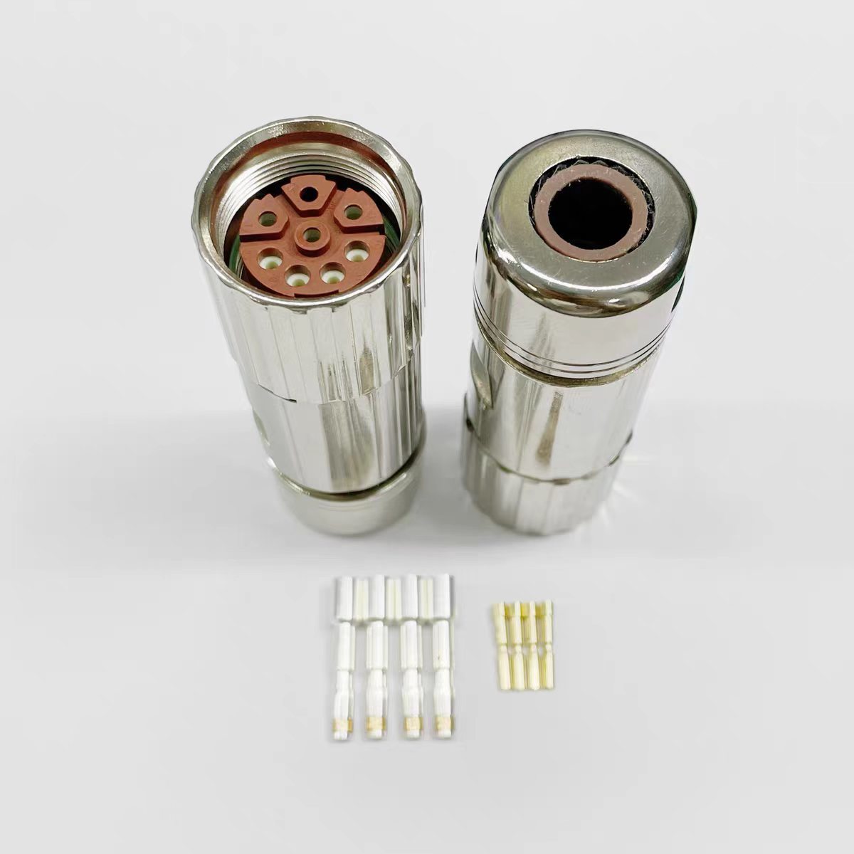 6-pin Threaded Type M23 Servo Motor Connector with Encoder Aviation Plug for Industrial Automation