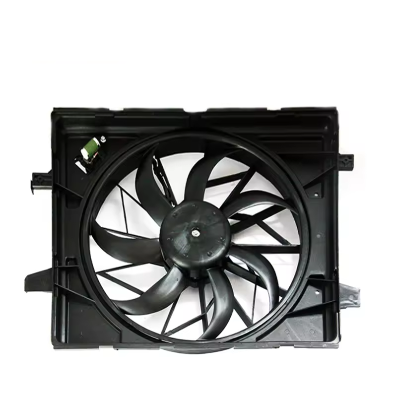 Electric Engine Cooling Radiator Fan Assembly for Fiat 55037992AD Car AC Condenser