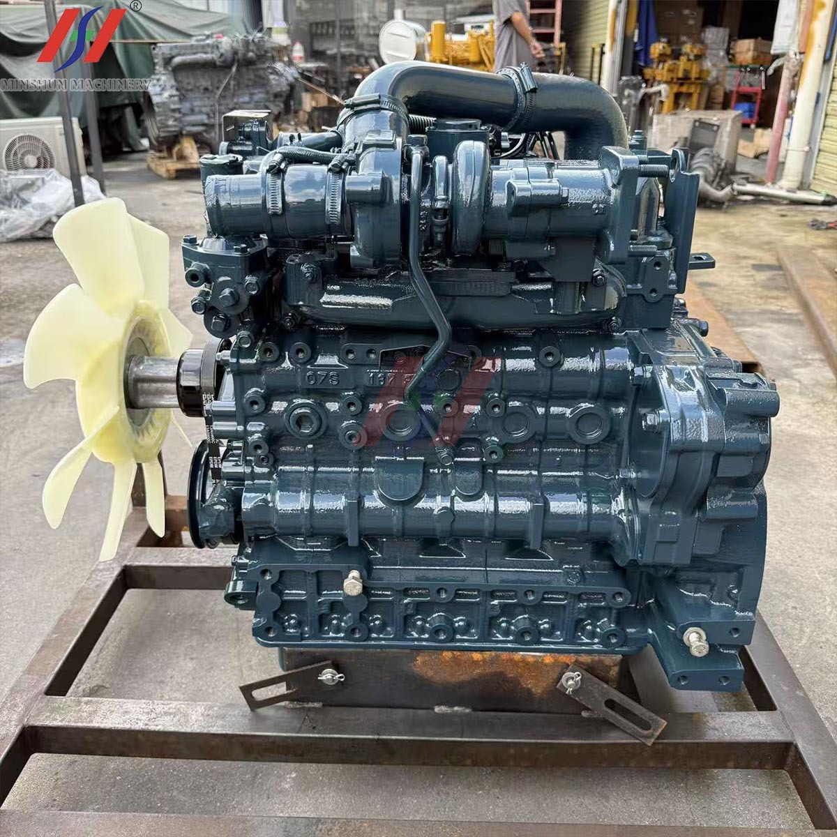 V3307-DI-T-ET04e Diesel Engine Motor 54.6kw 2200rpm 1G398-32000 Excavator Part For Kubota V3307