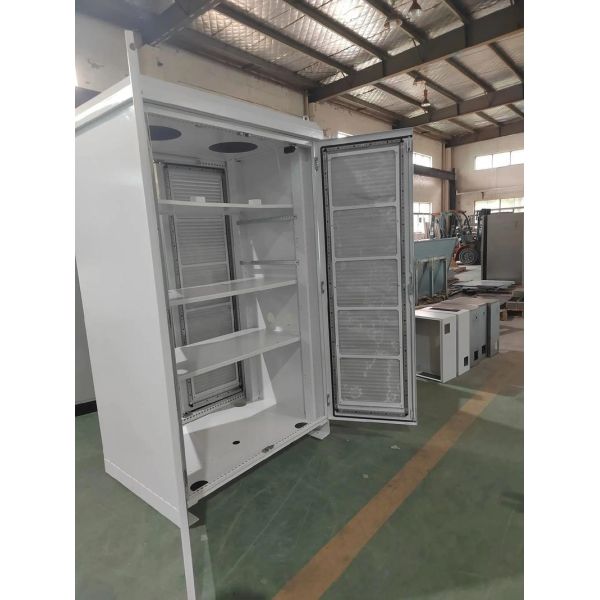 Gabinete de alimentación para exteriores de 15U, a prueba de polvo, para telecomunicaciones, para exteriores