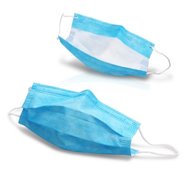 Anti - Flu Medical Disposable Mask , Adult Face Mask With Elastic Ear Loop