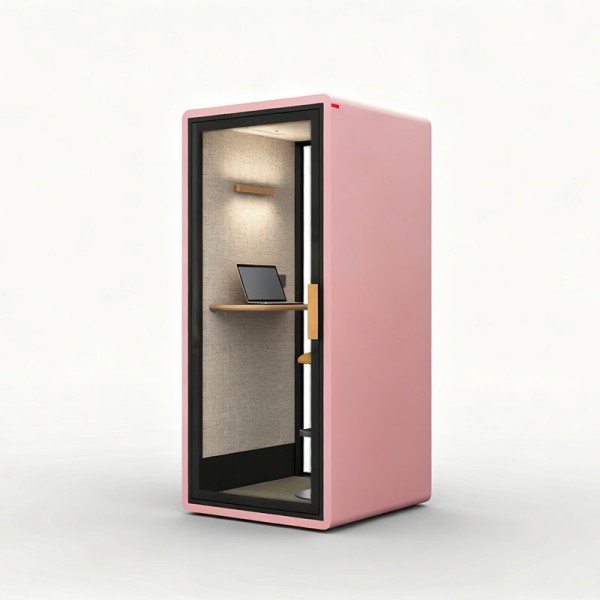 LED Lighting Collaborative Work Private Office Pod Portable For Video Conferences