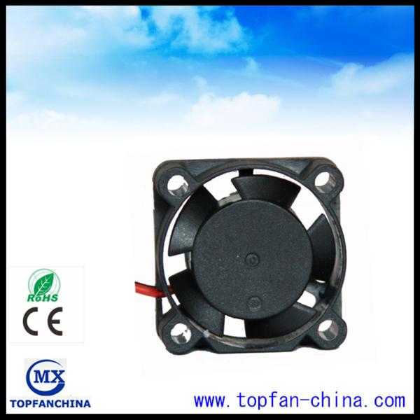 Plastic Impeller Ball Bearing Laptop Cooling Fans , 1 Inch Mini Plastic DC Brushless Fan