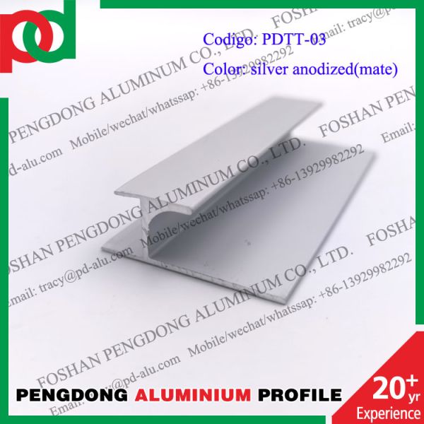 Aluminum Profiles  T Shape Handles For Kitchen Cabinet Suitable For 15MM Panels