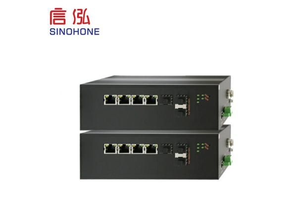 Multimode Fiber Optic Network Switch Electric 7 Port For Industrial Automation Fields