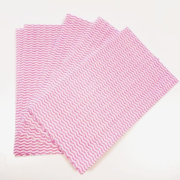 Spunlace Nonwoven Kitchen Wipes Disposable Multi Color Polyester Viscose