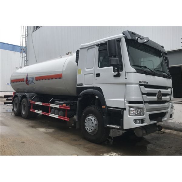 20M3 20000L Bobtail Tanker Truck , HOWO 6x4 10 Wheeler LPG Tanker Truck