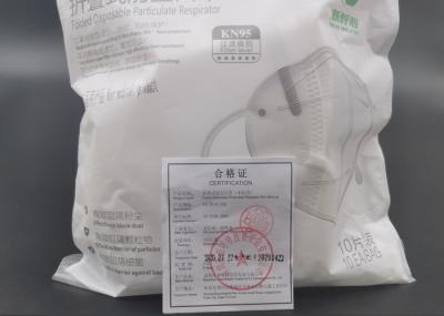 Folding N95 Air Mask Dust Proof Disposable Breathing Mask With FDA CE