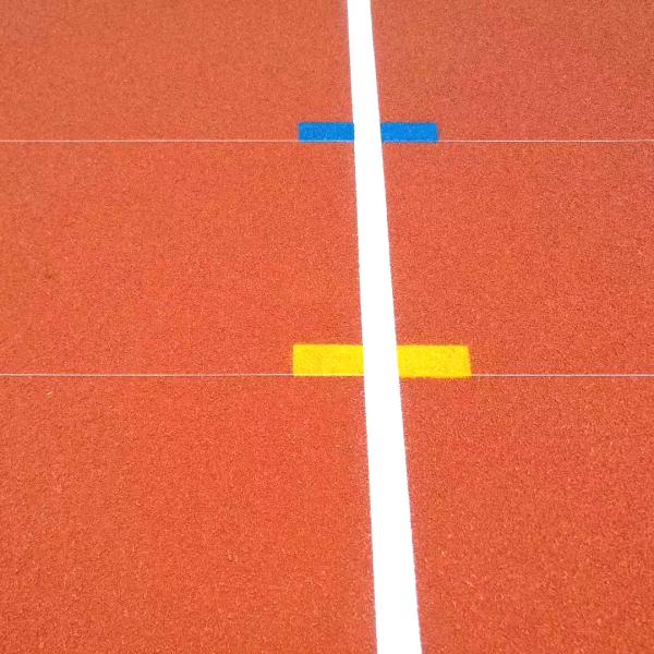 Non Toxic 13mm Thick Eco Sports Flooring Synthetic Athletic Track