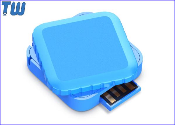 Mini Square Twister Plastic 16GB Pen Drive USB Flash Drive Free Key Ring