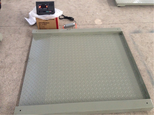 Plataforma de balanza electrónica industrial para pesaje de piso con soporte OBM personalizado y acero al carbono