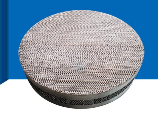 304 316 Stainless Steel Woven Structured Packing Wire Mesh 800x150mm