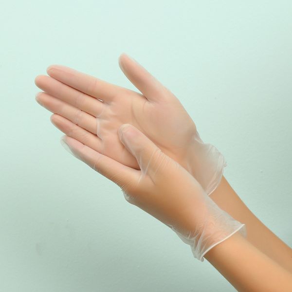 Antibacterial Disposable Protective Gloves Safety Pvc Gloves Breathable