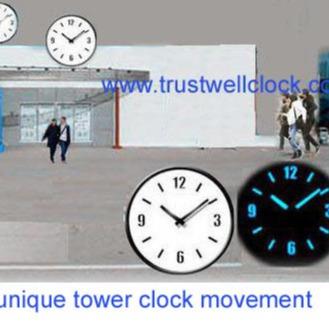 analog wall clocks with sound of Westminster music chime and night illumination lights GPS synchronization water proof