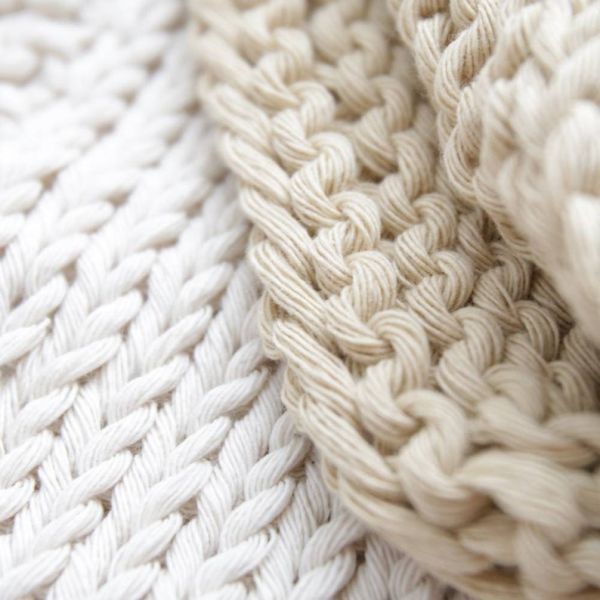 Y-F Neutral Large Washcloth Crochet Dishcloth Cotton Wash Cloths Kitchen Rags Dish Rag Durable Dishcloth