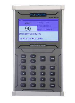 Clamp On Ultrasonic Flow Transmitter High Accuracy For Oil Liquid Meter