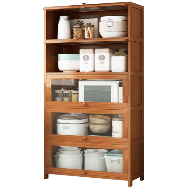 Mail Packing Minimalist Kitchen Sideboard Cabinets Household Cupboard Multi-layer Storage Cabinet Villa Floor-to-ceiling Locker with Door