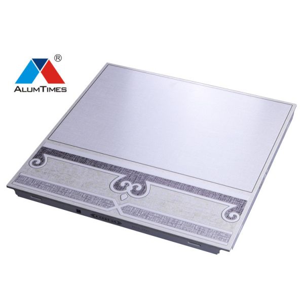 300×300mm Suspended Aluminum Ceiling Tiles For Bathroom Heat Insulation