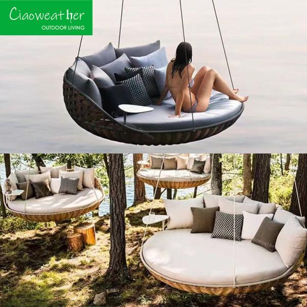 Hotel Outdoor Sun Loungers Frame Modern Design Style for Deckchair Beach Lounge Chair Lounge Bed Coffee Patio Furniture