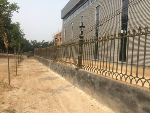 Outdoor Decor Cast Iron Fence Street Decoration Custom Metal Fence