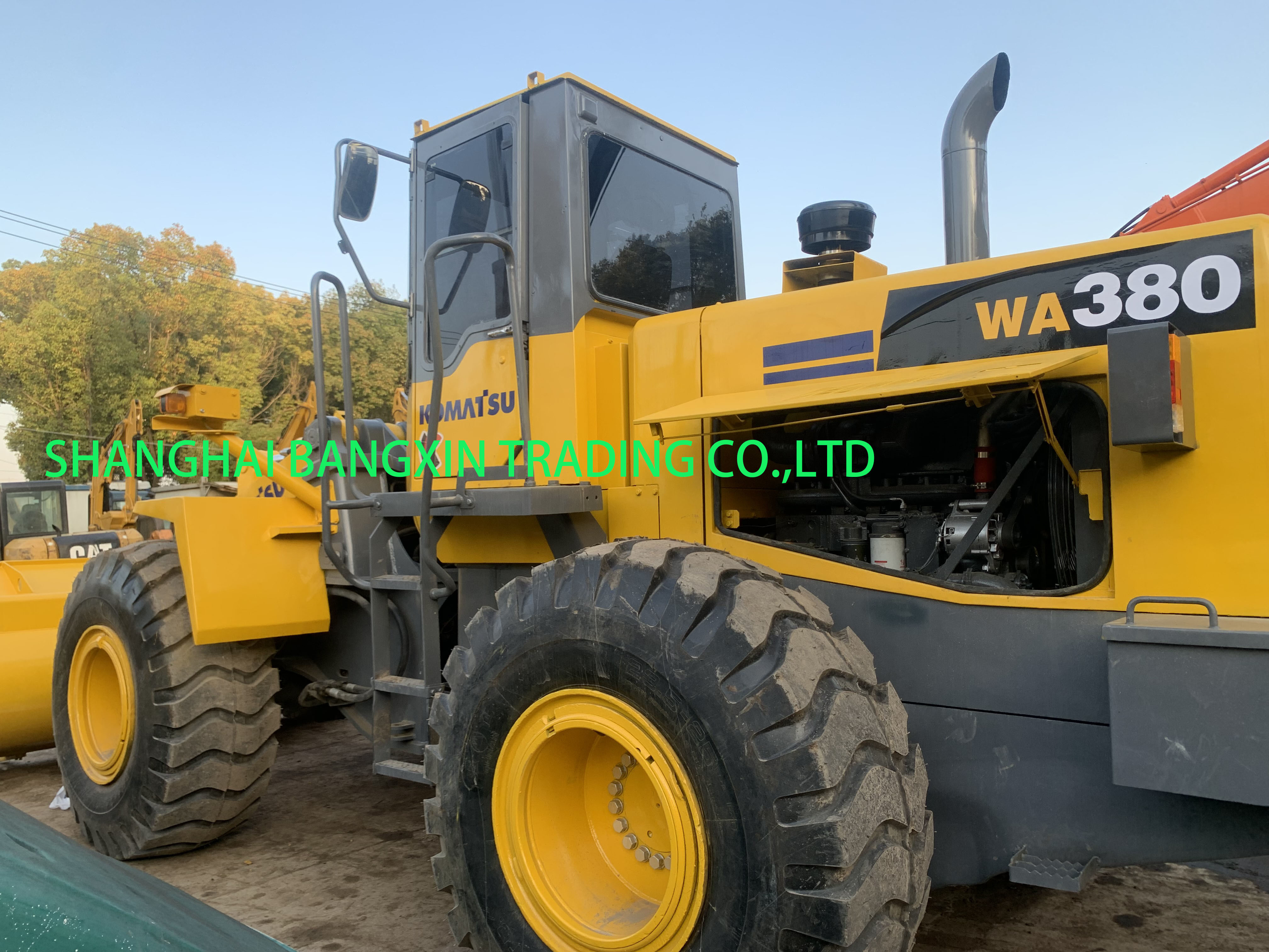Used Komatsu WA380 Wheel Loader Machine with Free Shipping and 7 Days Delivery Time