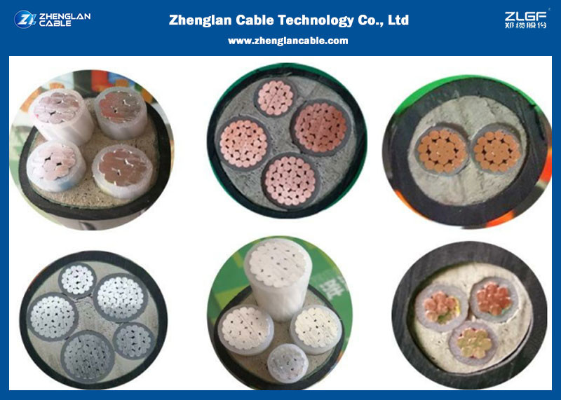 Low Voltage 4 Core Outdoor Armoured Electrical Cable SWA Armoured Cable