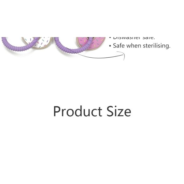 Safe Nursing Chew Animal Teether Organic Silicone Sensory Toys For Babies
