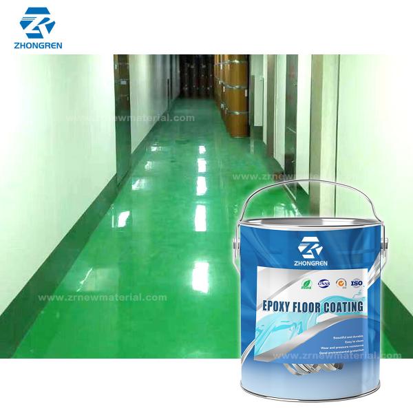 Anti-dérapant atelier de peinture epoxy Peinture de sol auto-nivellement Paquet personnalisé