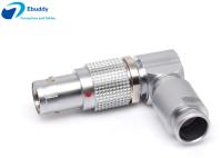 Tomada masculina FSG.1B.302 do grau ajustável do conector de cabo 360 de Lemo do ângulo direito