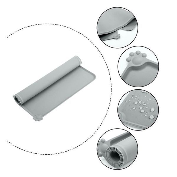 Waterproof Large Feeding Pet Bowl Mat Cold - Resistant Non Toxic Non - Allergenic