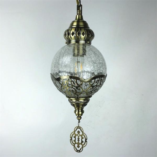 Beautiful Handmade Turkish Mosaic Lamp Single Ball Hanging Lights（WH-DC-21)