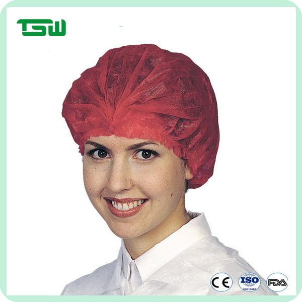 18 19 21 inch Disposable Protective Strip Caps / Bouffant Caps