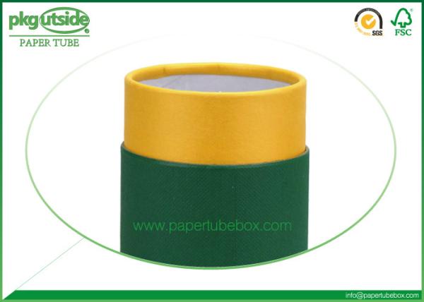 Round handmade Custom Paper Tubes Packaging 100% Recycled Food grade Damp - proof