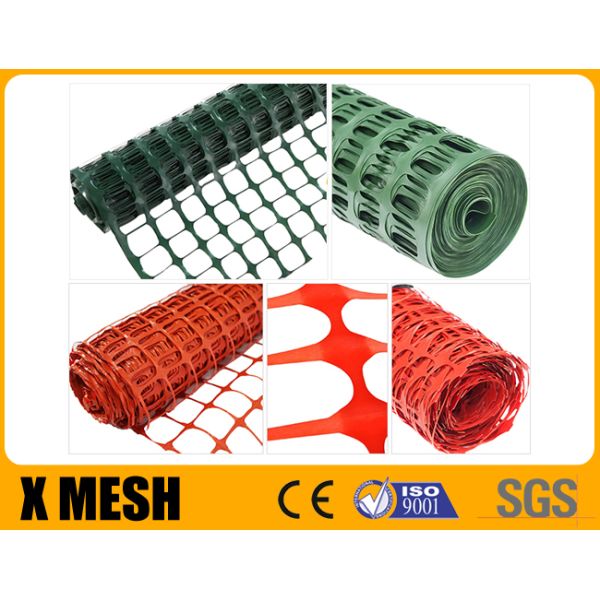 100mm X 40mm Mesh Size Plastic Mesh Netting 1.2m Width 50m Length Orange